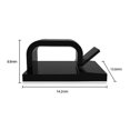 thumbnail image 3 of Clips de Cable Adhesivos Negros 130 Piezas Organizador de Cables, 3 of 5