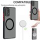 thumbnail image 5 of Funda de teléfono magnética de armadura para Samsung Galaxy A55, A53, A54, A52, A52s, A35, A34, A33, A32, A12, A13, A51, 5G, Carcasa de carga inalámbrica, 5 of 5