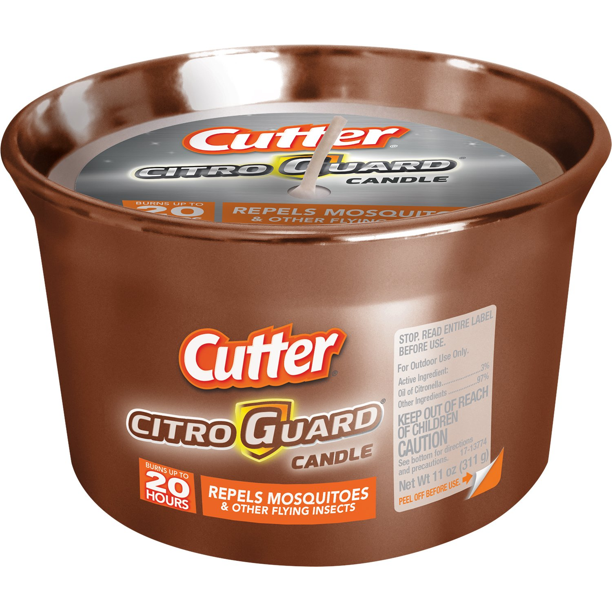Cutter Citro Guard Citronella Candle, Metalic Copper, 11oz