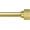 Gold, variant on eTeckram 5/8" Single Curtain Rod with Bouton Finials,Pewter,28‘’-48‘’