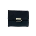 thumbnail image 4 of Cartera delgada BLESIY para mujer Conveniencia informal con tres pliegues Organizador portátil Negro, 4 of 8