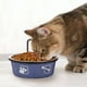 thumbnail image 2 of 2 cuencos elevados de acero inoxidable para gatos, con adhesivo para colgar en la pared, 2 of 8