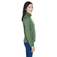 thumbnail image 3 of Ladies' Newbury Colorblock Mélange Fleece Full-Zip - FOREST/ FORST HT - 3XL, 3 of 3