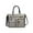 Pewter Black, variant on Julia Vegan Leather Color-Block Women’s Crossbody Satchel Handbag by Mia K. - Pewter Black