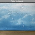 thumbnail image 6 of Ambesonne Nature Place Mats Set of 4, Peaceful Fluffy Clouds, Standard Size, Blue White, 6 of 6
