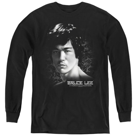 Bruce Lee - In Your Face - Youth Long Sleeve Shirt - Medium