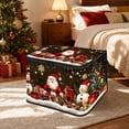 thumbnail image 4 of Christmas Storage Bin with Lid and Carrying Handle Christmas Foldable Storage Box Large Xmas Decorative Collapsible Container Basket for Organizing Closet Home Bedroom Gift, 4 of 6