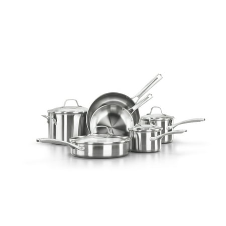 

Calphalon Classic Stainless Steel 10-Piece Cookware Set Dishwasher Safe