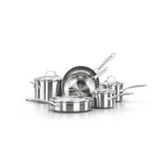 Calphalon Classic Stainless Steel 10-Piece Cookware Set, Dishwasher Safe