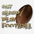 thumbnail image 3 of CafePress - Eat Sleep Football Classic Thong - Women's Novelty Thong Panties Underwear, 3 of 4