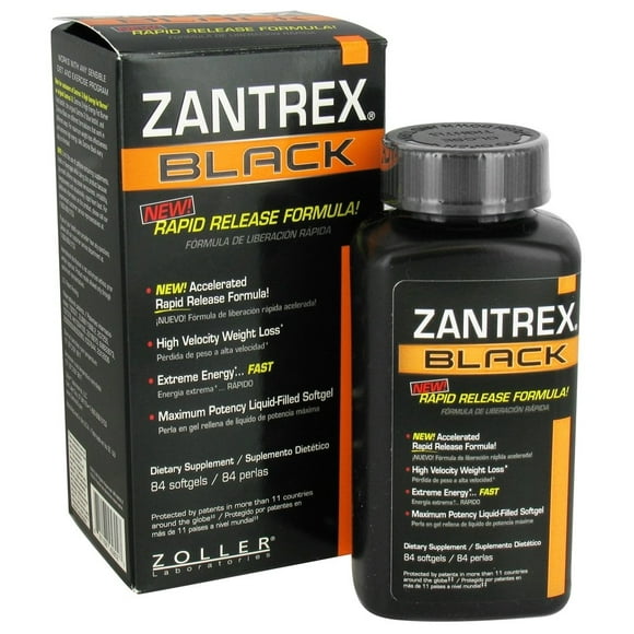 Zantrex - Black New Rapid Release Formula - 84 Softgels
