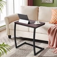 thumbnail image 2 of Giantex C Shaped End Table, Space-Saving Snack Side Table, Accent Sofa Couch Table, Laptop Table for Home & Office, 2 of 10