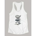 thumbnail image 3 of Whale Display Ii. Racerback Tank Women -Naomi McCavitt Designs, Female x-Large, 3 of 4