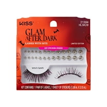 KISS Halloween False Eyelashes, ‘Witch Spark’, 12mm-15mm, Medium Volume, 1 Pair KISS Lashes