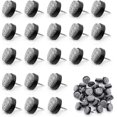 thumbnail image 1 of Furniture Felt Pads 56 PCS Furniture Nails Round Chair Leg Floor Protectors 5mm, 1 of 5