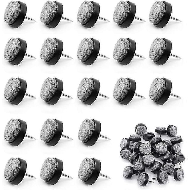 Furniture Felt Pads 56 PCS Furniture Nails Round Chair Leg Floor Protectors 5mm