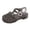 Black, variant on Girls Crystal Jelly Sandals Closed Toe Hollow Out Shiny Summer Beach Shoes with Non-Slip Sole for Casual Daily Wear, Size 25-32 Kids
