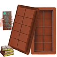 thumbnail image 1 of Chocolate Moulds Silicone Deep, 25 x 13.5 cm Chocolate Bar, Deep Chocolate Mould, for Making Chocolate Bars, Praline Sweets, 1 of 5