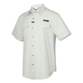 thumbnail image 2 of Men’s UPF 50+ Short Sleeve UV Protection Fishing Shirt, Breathable and Quick Dry Light Gray L, 2 of 7