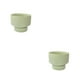 thumbnail image 4 of Bewildely Maceta para plantas de interior - Plantas de interior portátiles y resistentes a la corrosión Maceta para suculentas de interior y verde pequeño 2piezas, 4 of 6
