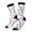 3 Black, variant on Lavender Flowers Print Adult Socks for Men & Women,Calf Socks, Ankle Socks,Boots Socks,Breathable Casual Sock,Unisex Crew Socks