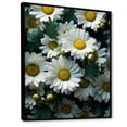 thumbnail image 2 of Designart "Dreamy Fields Of White Daisy Florescence II" Daisies Floater Framed Wall Decor, 2 of 5