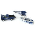 thumbnail image 4 of 1/64 1985 Toyota SR5 Pickup Truck Speed Boat Blue Johnny Lightning JLSP399, 4 of 5