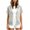 White, variant on Staron Women Casual Hooded Zip Up Jacket Short Sleeve Slim Lightweight Solid Summer Workout Tops Black M