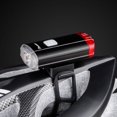 thumbnail image 2 of Bicicleta casco luz USB recargable delantero trasero faro bicicleta linterna Ehuebsd  Accesorios para bicicletas, 2 of 9