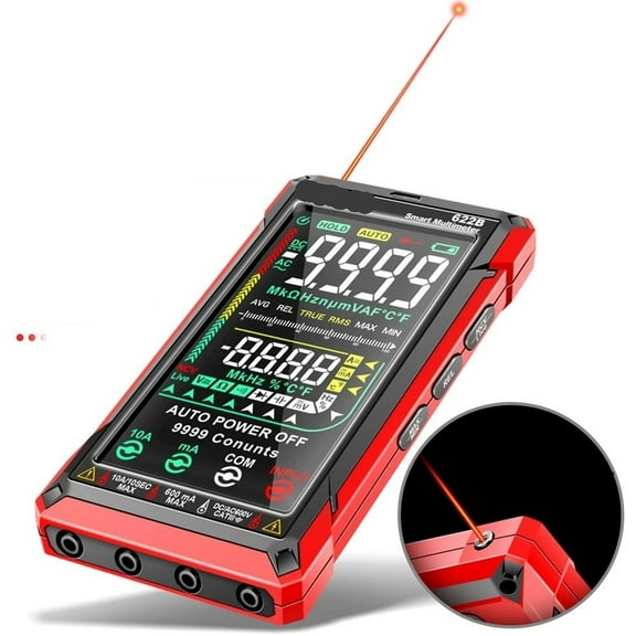 Voltage Tester Auto Range Capacitance Ohm Meter for Line