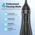 thumbnail image 2 of Irrigador bucal portátil Water Dental Flosser Leominor de 300 ml, 2 of 9