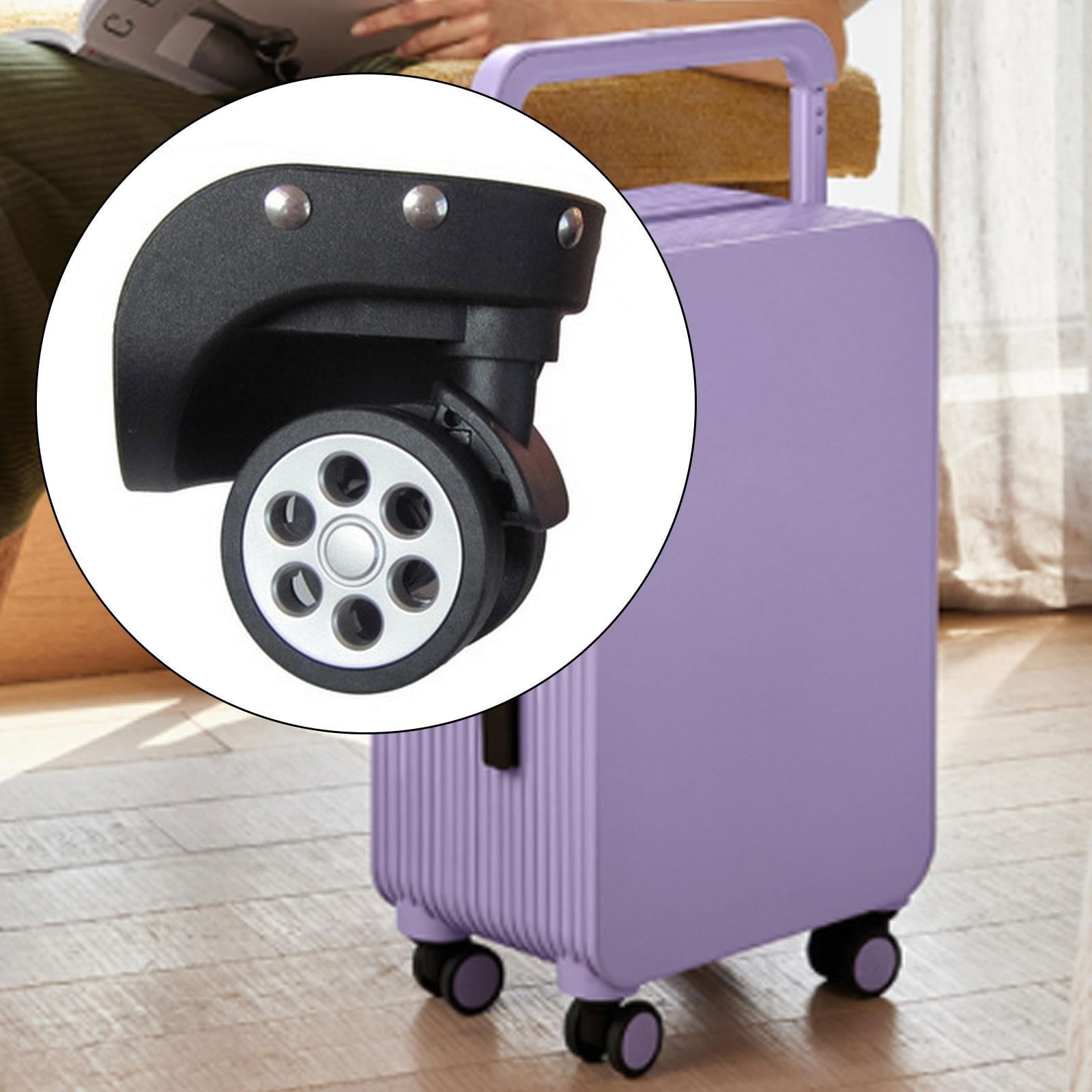 2 Pieces Luggage Wheels Suitcase Casters Replacement Parts 360 Swivel for Travel Trolley Case Repair