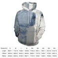 thumbnail image 2 of Abstract Grunge Art Men's Women Vintage 3D Hooded Sweatshirt - All-Season Loose Fit Streetwear, 2 of 6