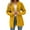 Yellow, variant on Womens Long Hooded Cardigan Sweaters Oversized Fall Cardigans 2025 Ndbuld Women Casual Solid Color Hooded Dough Twists Knitwear Warm Cardigan Coat Gray S