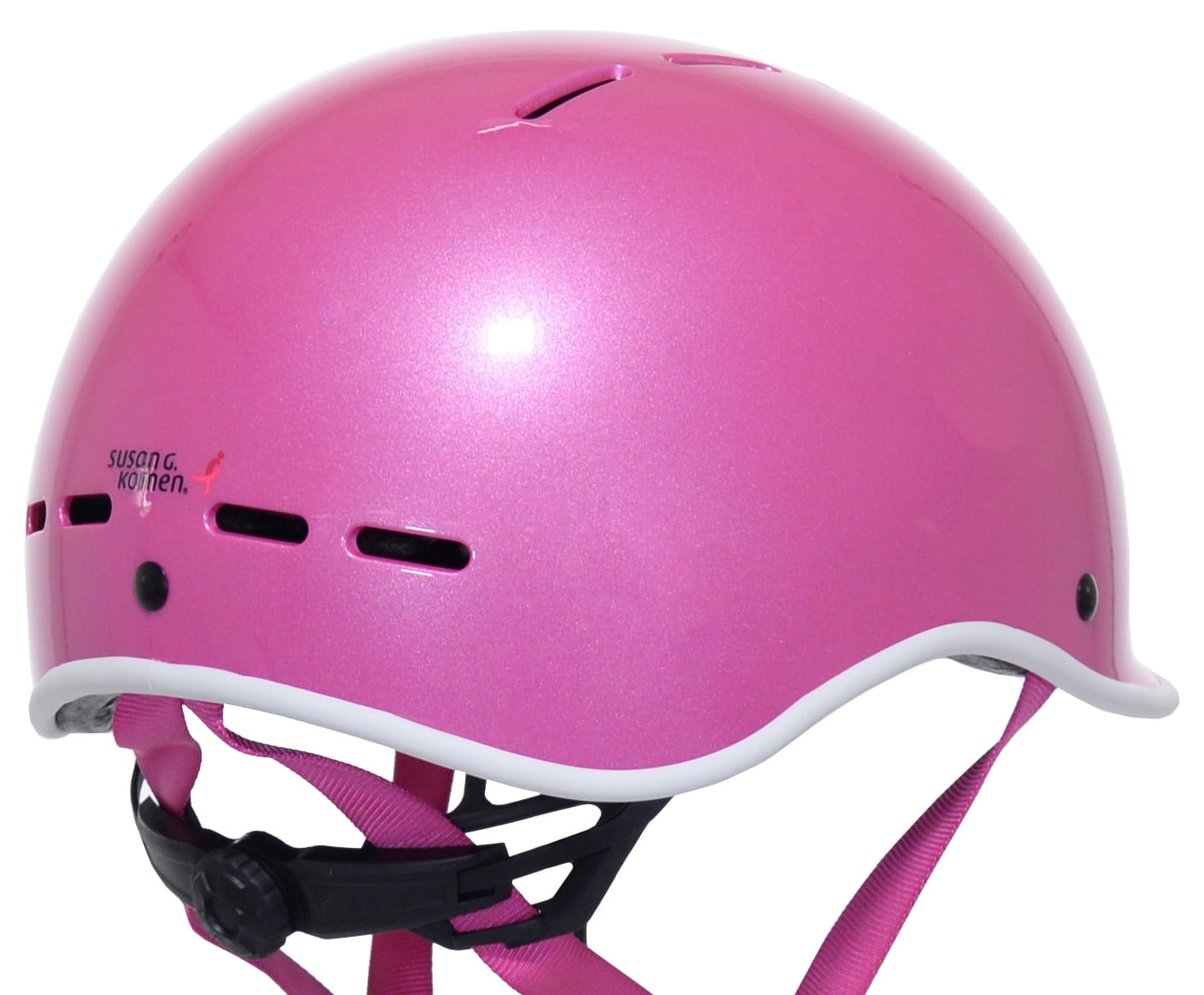 Susan G. Komen Adult Commuter Bicycle Helmet, Gloss Pink, Large