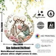 thumbnail image 3 of HELLOYOUNG Vintage Metal Skull Sign 8x8 Inch Weather-Resistant 2D Round Wall Art for Home Office Valentine’s Day Aluminum Decor, 3 of 12