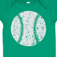 thumbnail image 4 of Inktastic Distressed Baseball in White Boys or Girls Baby Bodysuit, 4 of 5