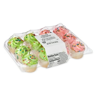 Freshness Guaranteed Vanilla Mini Cupcakes, 10 oz, 12 Count