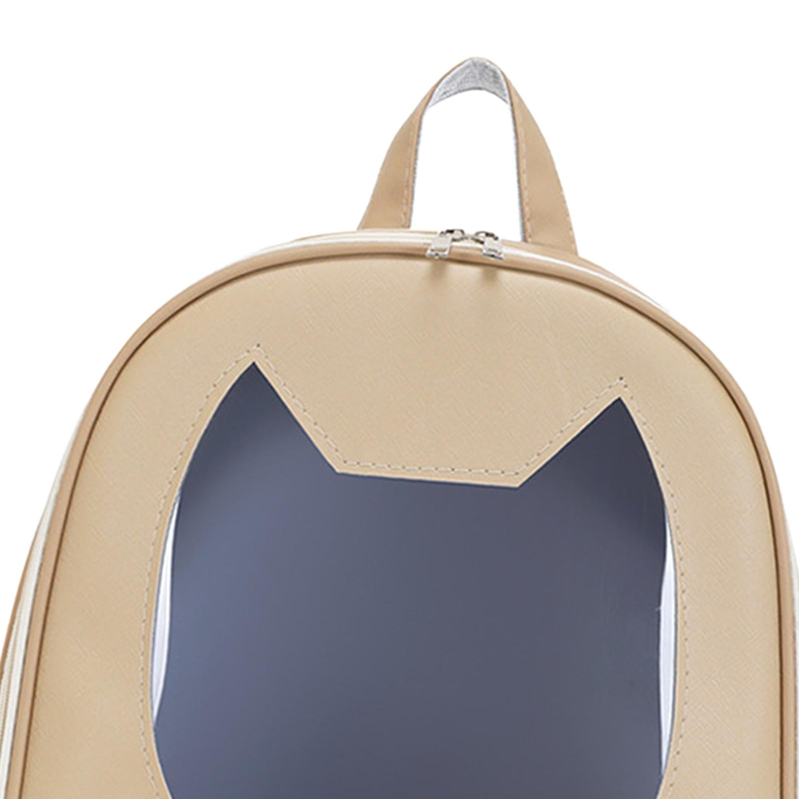 Bvdfgk Cat Carrier Backpack Ventilated Large Airline Approved Walking Hiking Khaki