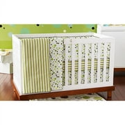 Sumersault - Bubble Fun 4-Piece Crib Bedding Set, Green