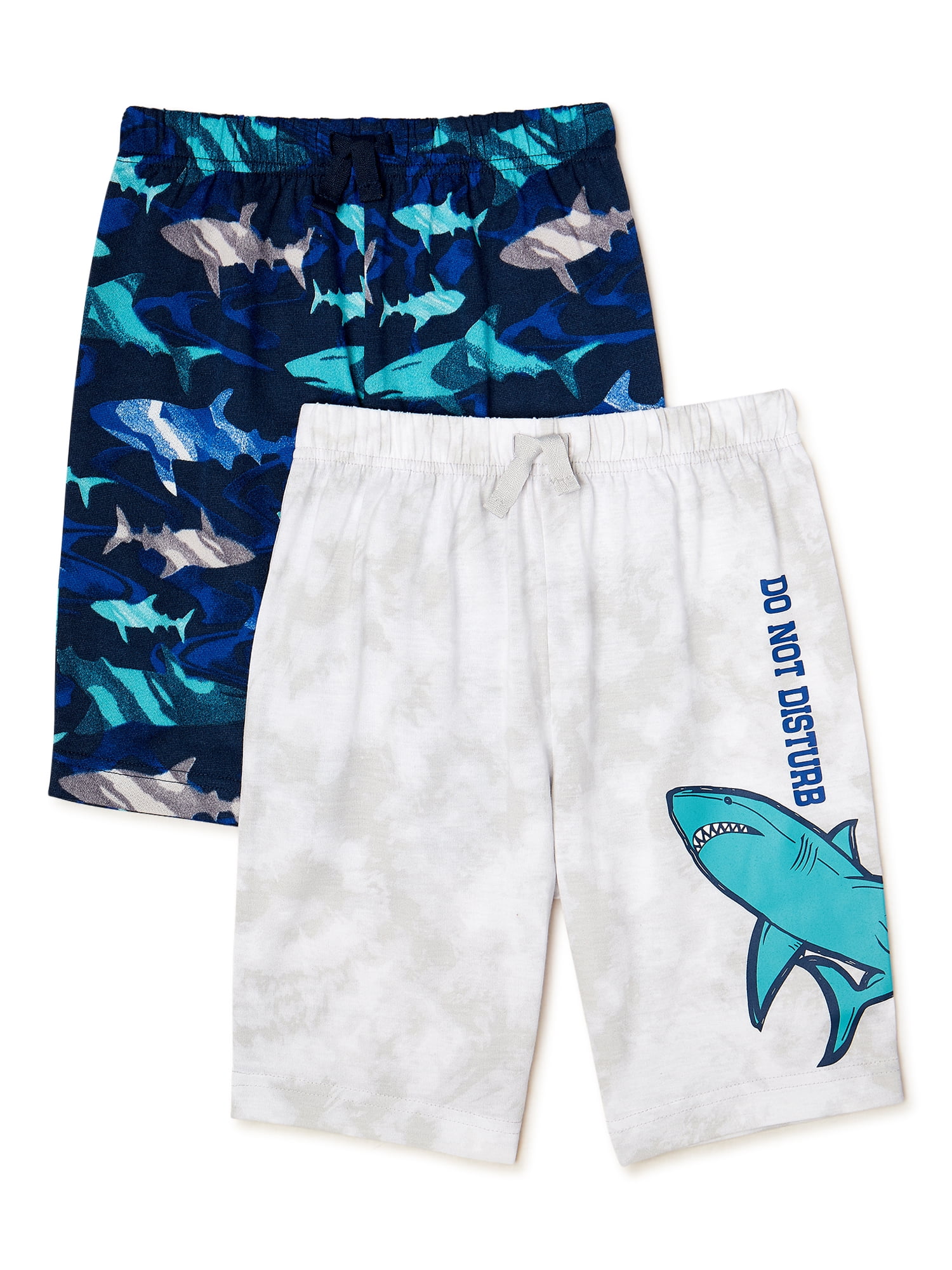 Elastic Waistband Pajama Sleep Shorts 