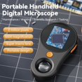 thumbnail image 3 of YSABOXY Digital Handheld Microscope Fixed Focus Lens Magnifier, IPS Sn 500x 2 Magnification Inch With Megapixels LED 2 Light, 3 of 5