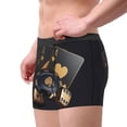 thumbnail image 2 of Yiaed Casino Cards Poker Print Men's Soft Cotton Boxer Shorts Breathable Boxers Underwear Moisture-Wicking Underwear Stretch Boxer Briefs for Man-X-Large, 2 of 5