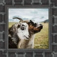 thumbnail image 5 of 15x15 Black Wide Bamboo Picture Frame - UV Acrylic, Foam Board Backing, Hanging Hardware, 5 of 8