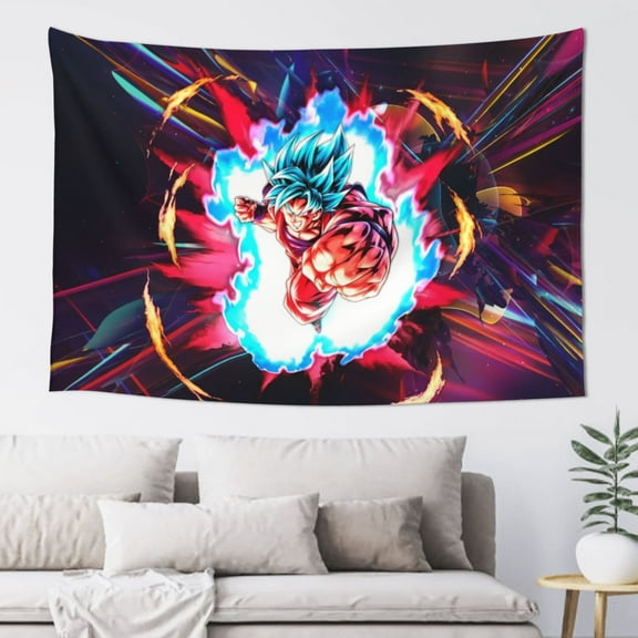 Tapestry Wall Blanket,Dragon Ball Backdrop Poster Wall Hanging Room Decor For Dormitory Bedroom (60 X 40 Inches)