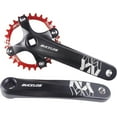 thumbnail image 3 of BUCKLOS Mountain Bike Square Taper Crankset, 170mm Crankset with 104 BCD Mountain Bike Narrow Wide Tooth Chainring 32/34/36/38/40/42T, Single Speed Round/Oval Chainring, fit Shimano, SRAM, FSA, 3 of 4