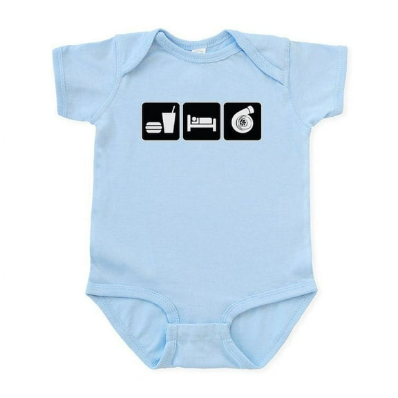 CafePress - Eat Sleep Boost Infant Bodysuit - Baby Light Bodysuit, Size Newborn - 24 Months
