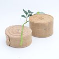 thumbnail image 4 of Rollo de cinta amarilla, cinta de yute, cinta de yute natural, cinta de lino amarilla para manualidades, utilizada para envolver regalos, manualidades de bodas y fiestas, 4 of 5