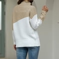 thumbnail image 4 of EGNMCR Chandails pour Femmes Mode Décontractée Col Rond Manches Longues Imprimé Chandail Confortable, Cadeaux pour Femmes, 4 of 5