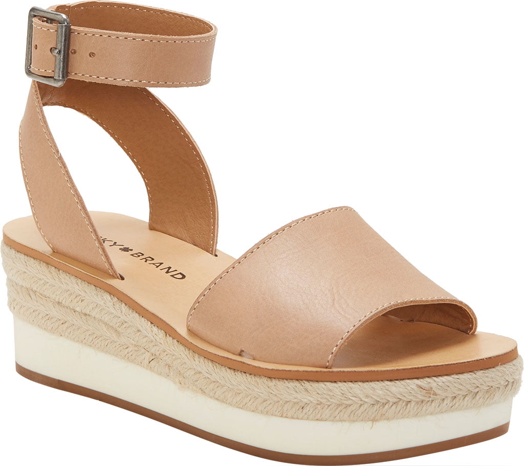 lucky brand joodith platform wedge sandal